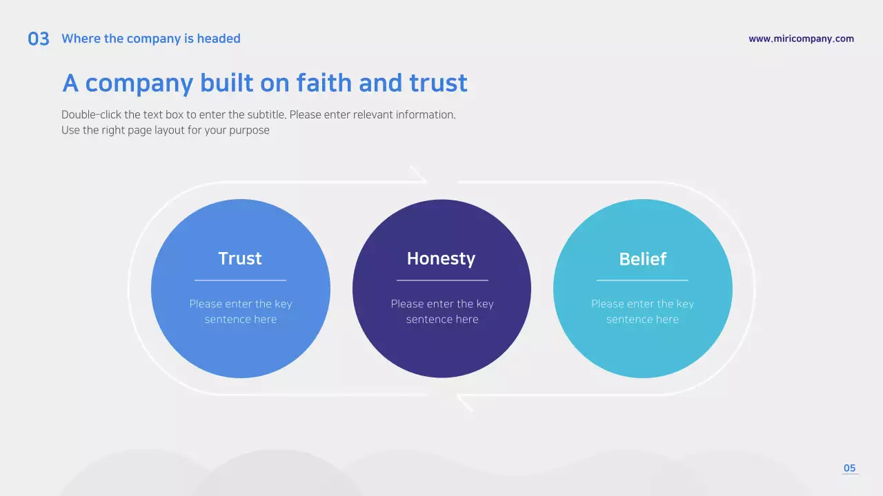 Blue Modern Business Report Presentation