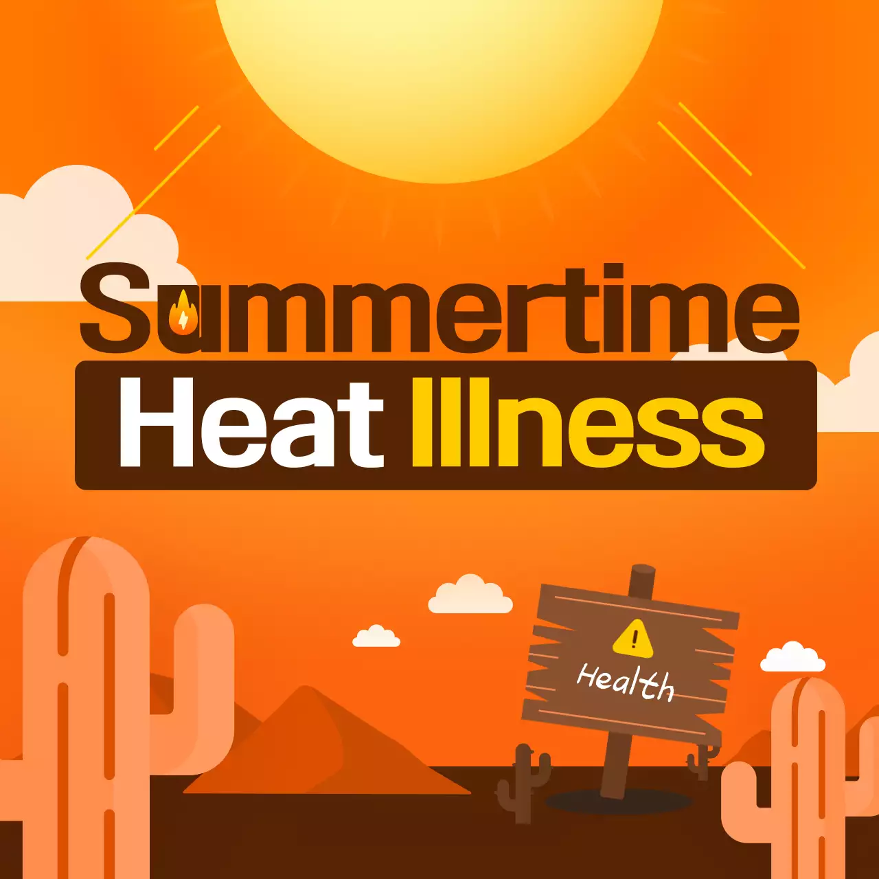 Orange Modern Health Guide Instagram Carousel