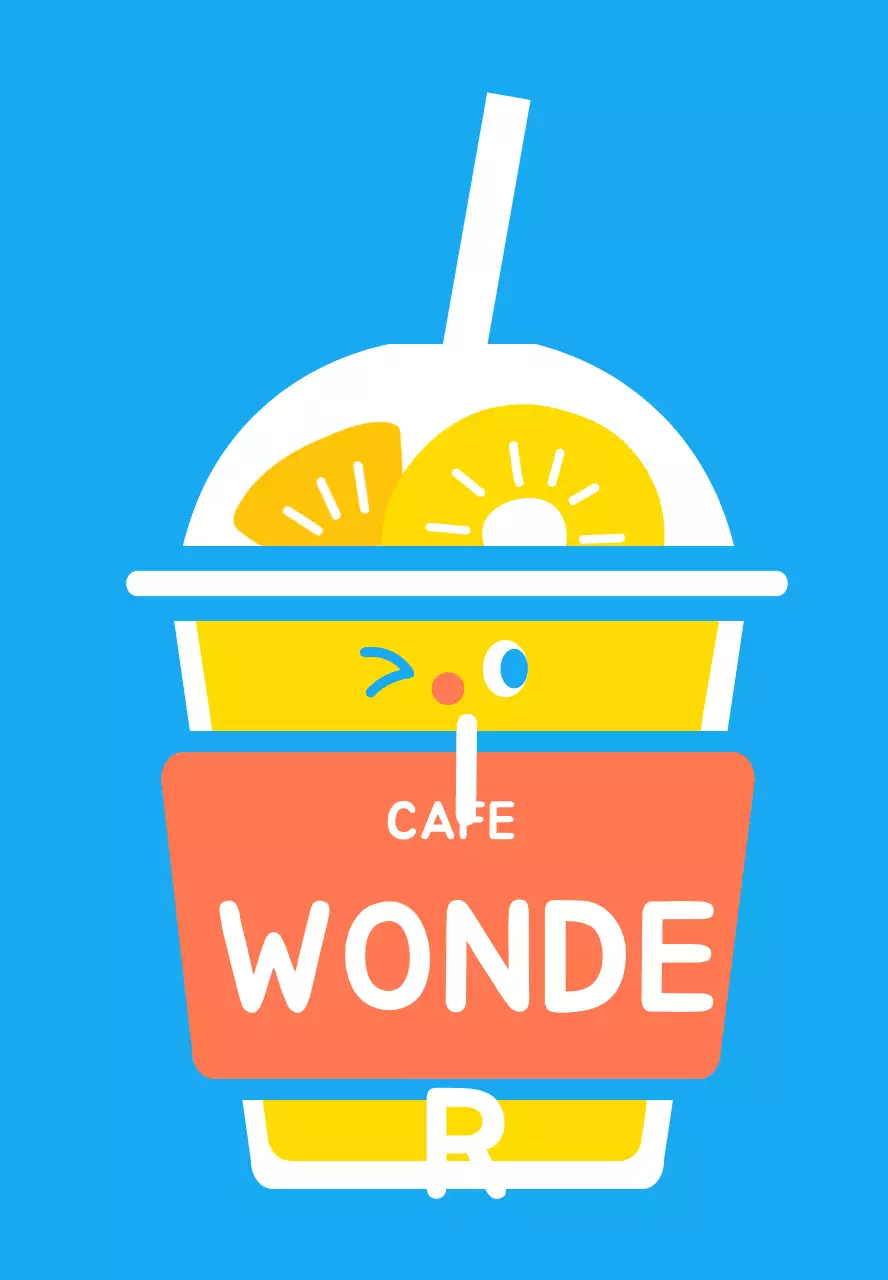 Gantungan Kunci Akrilik Gelas Es Jus Nanas Kuning untuk Kafe