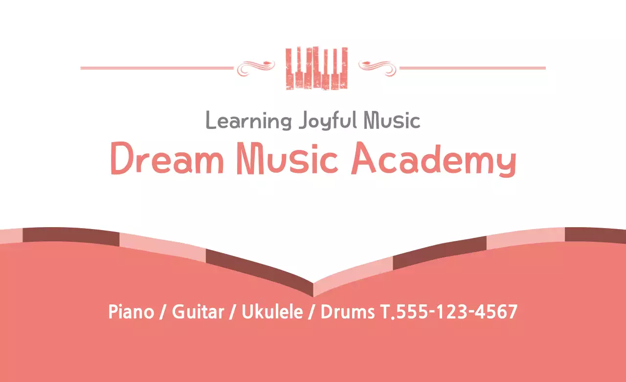 Coral Simple Music Promotion Banner