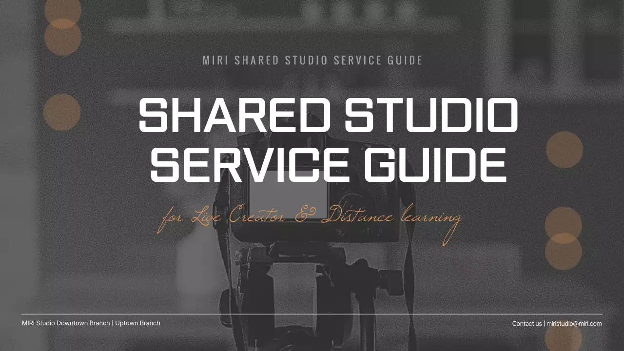 Grey Professional Studio Guide Presentation