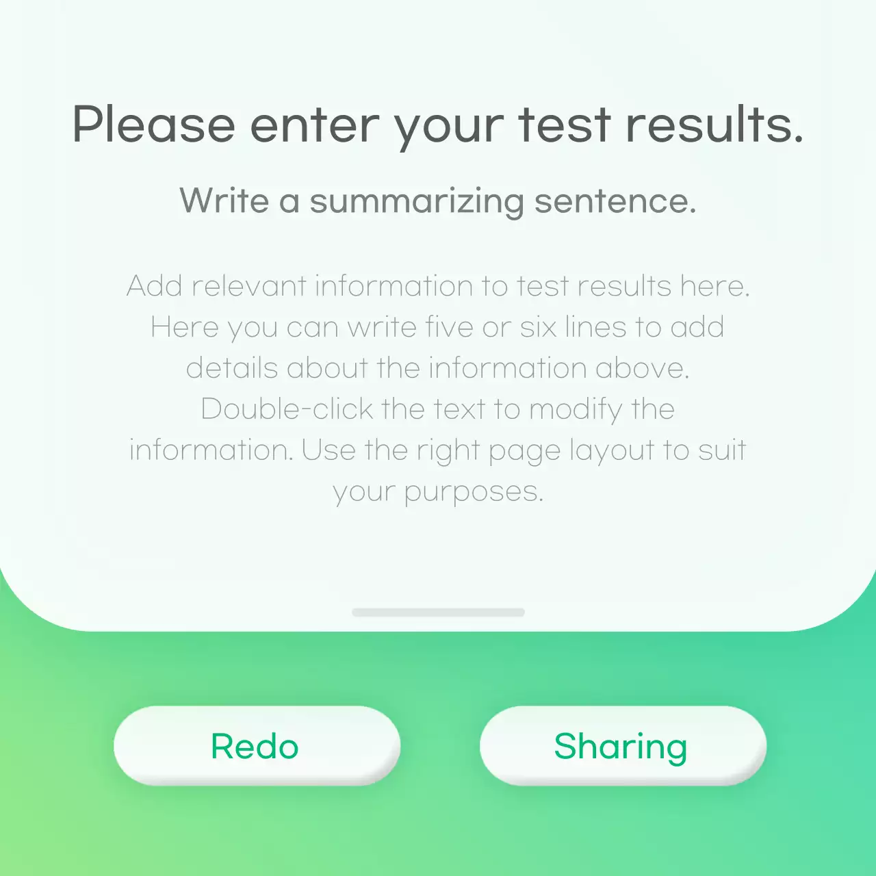 Simple Plain Psychological Test Concept with Gradients