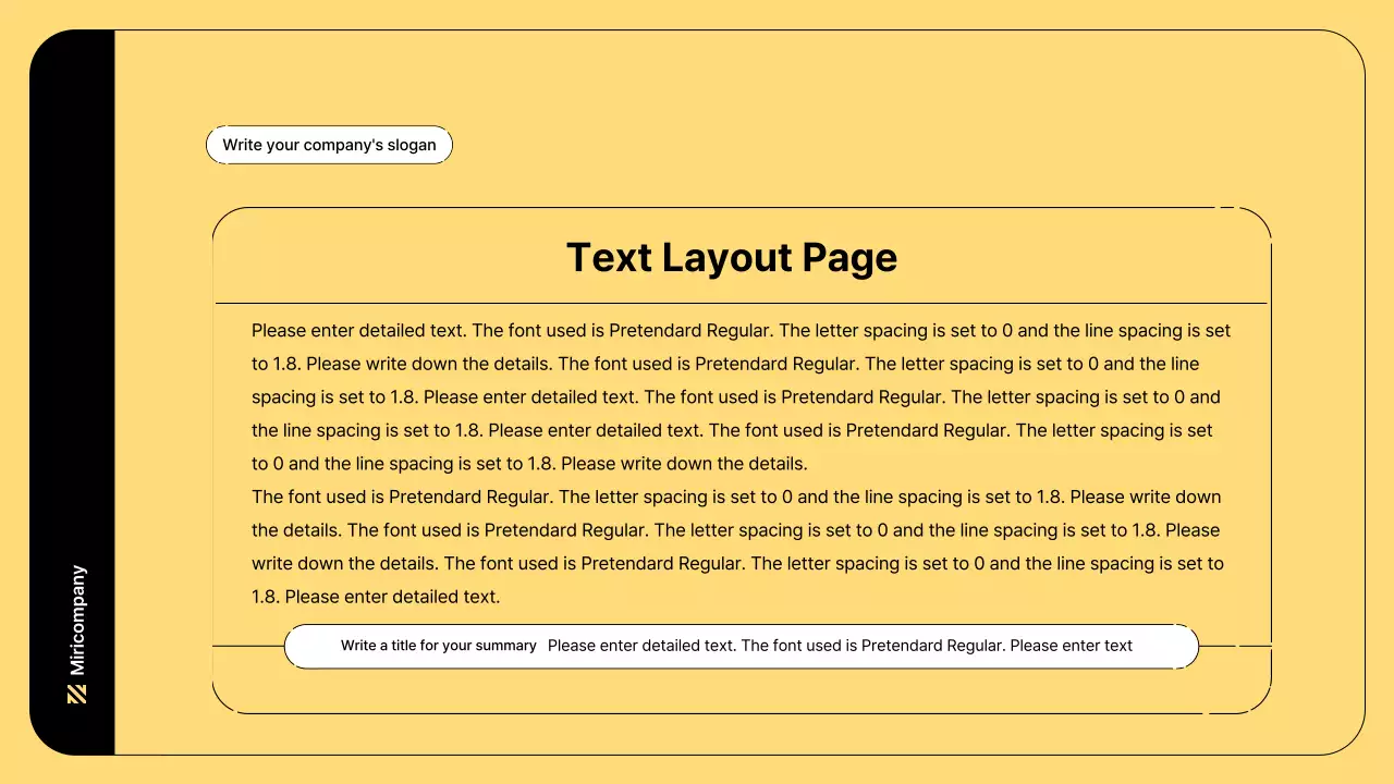 Yellow Minimal Business Presentation