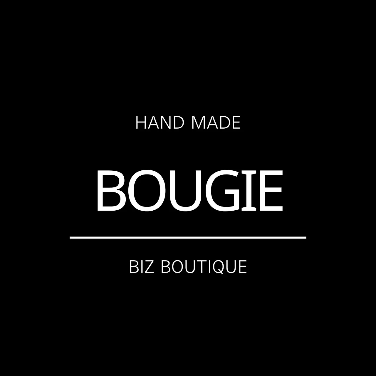 Spanduk Promosi Butik Minimalis Hitam