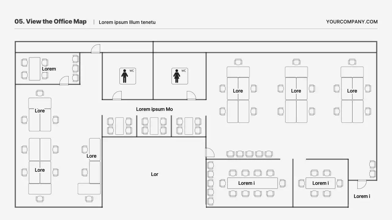 Grey Minimal Company Guide Presentation