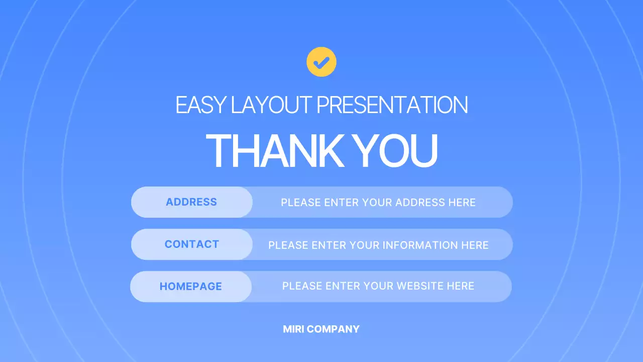 Blue Modern Business Layout Presentation