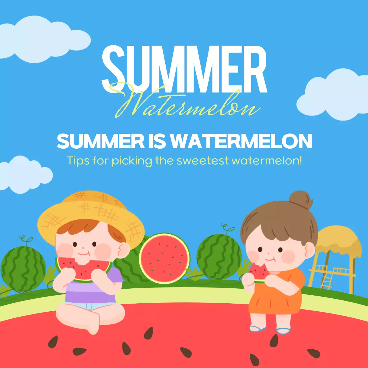 Tips for picking the perfect red and light blue watermelon