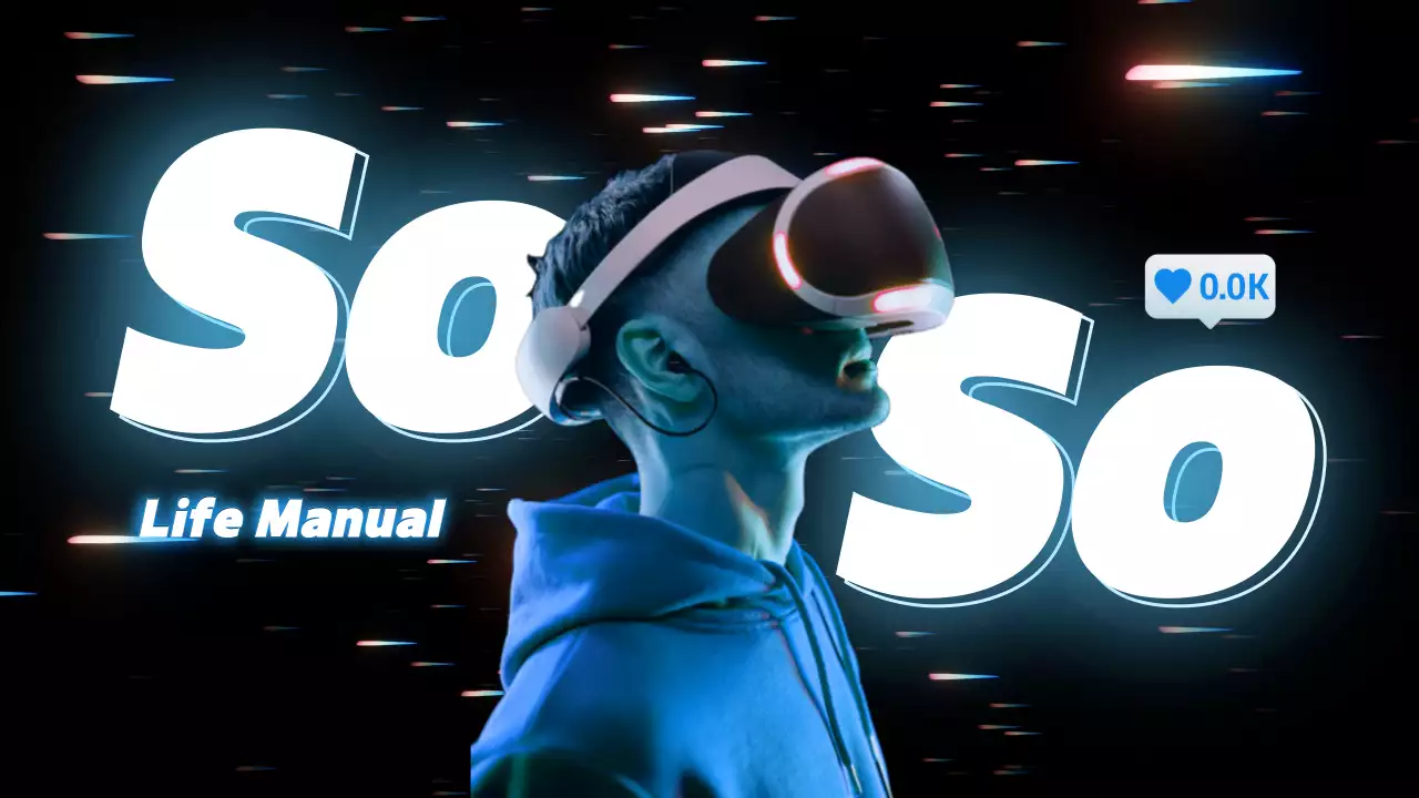 검정 하늘색 네온 게이밍 컨셉의 유튜브 오프닝 타이틀