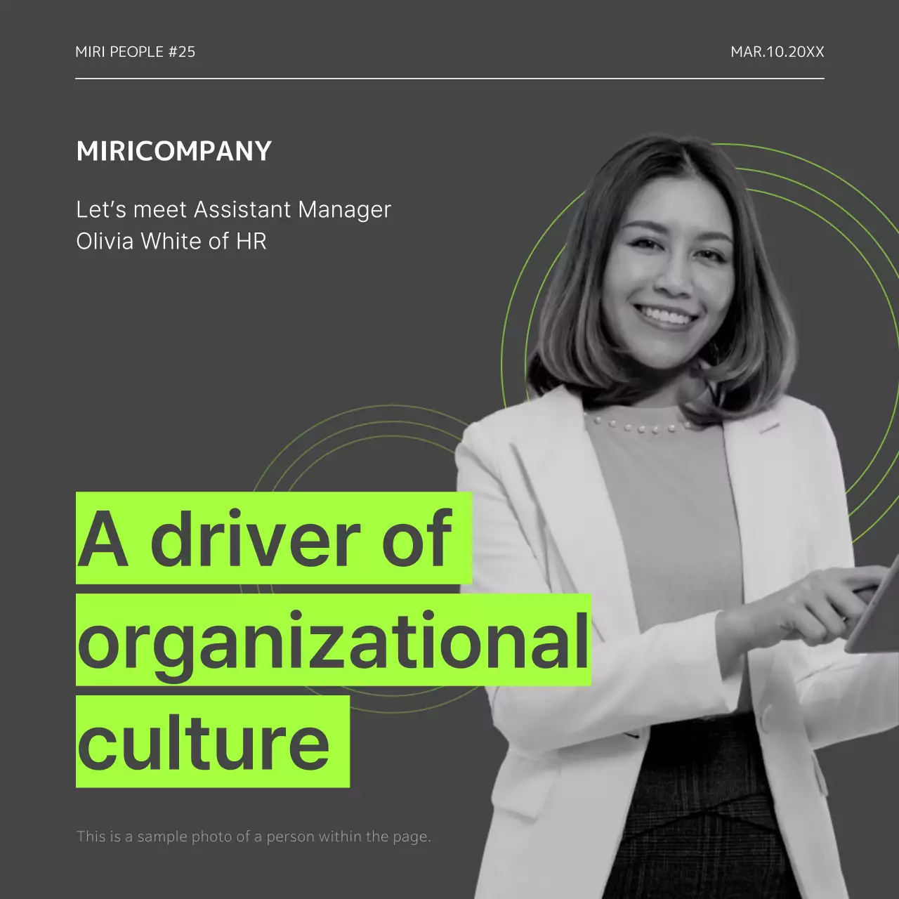 그레이 모던 비즈니스 카드 인스타그램 캐러셀