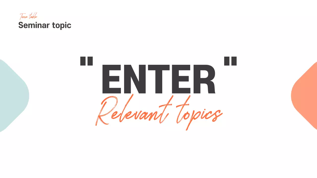 Orange Modern Humanities Seminar Presentation