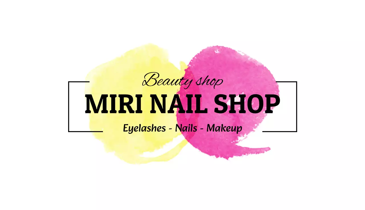 Pink Trendy Beauty Promotion Business Card