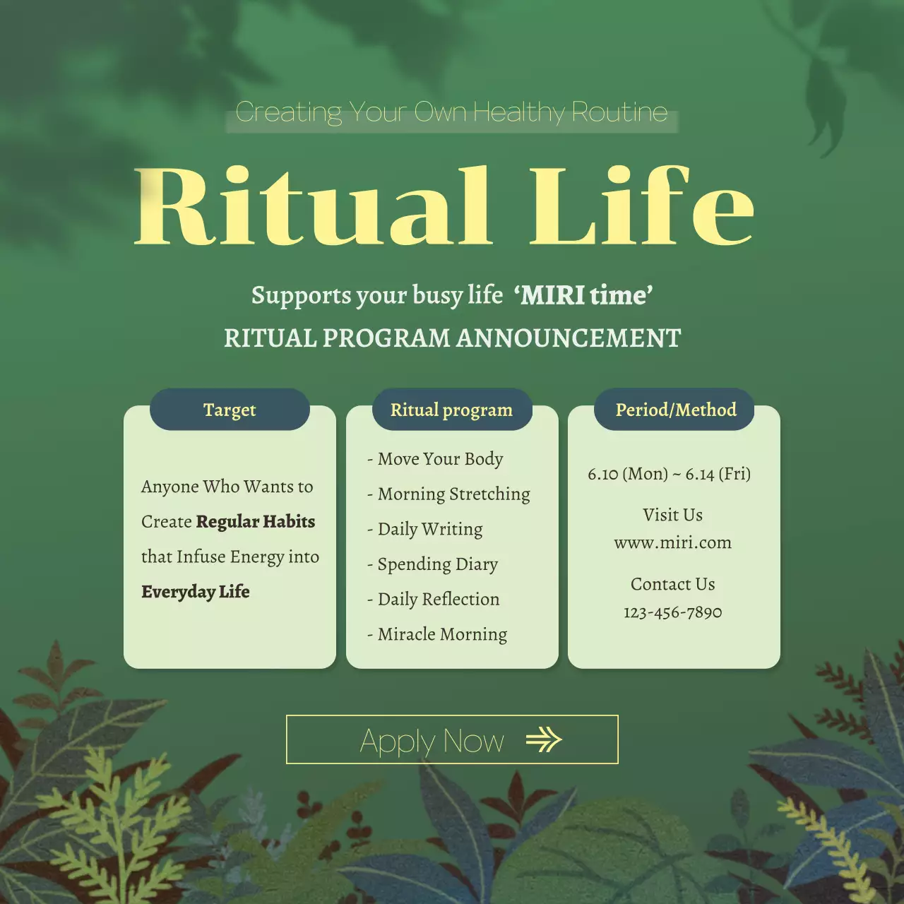 Green Natural Social Media