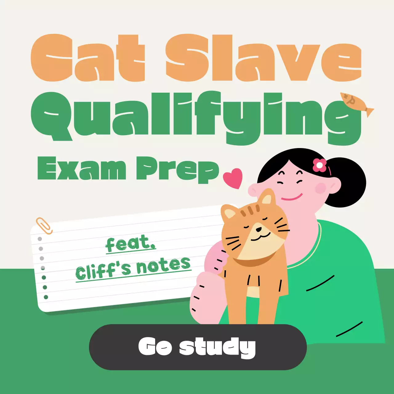 About the green and orange kitty litter box certification exam