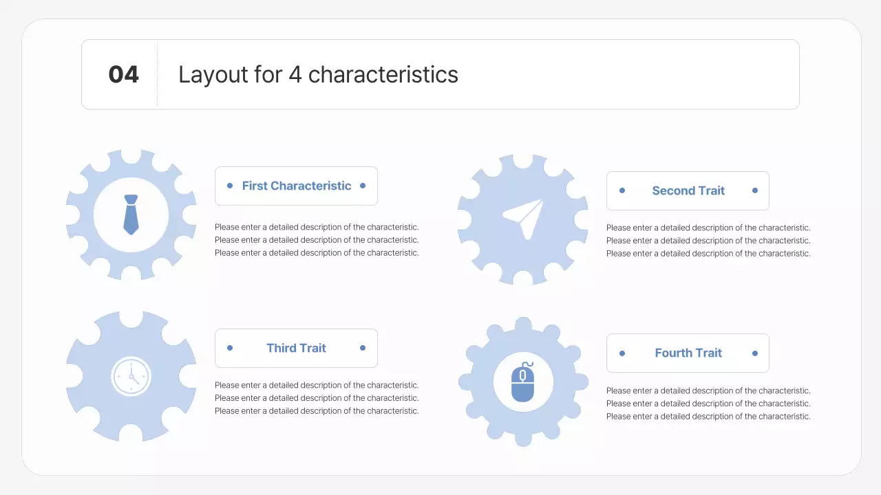 블루 모던 비즈니스 프레젠테이션