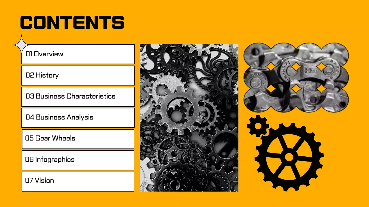 오렌지 산업 비즈니스 프레젠테이션