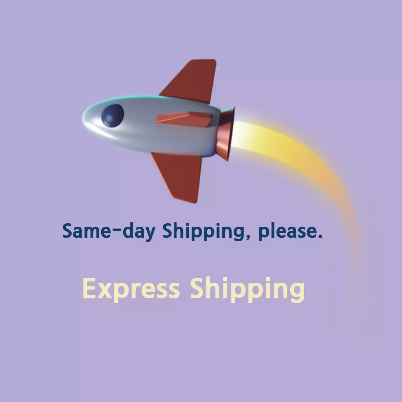 Màu tím minh họa nhãn vận chuyển dễ thương