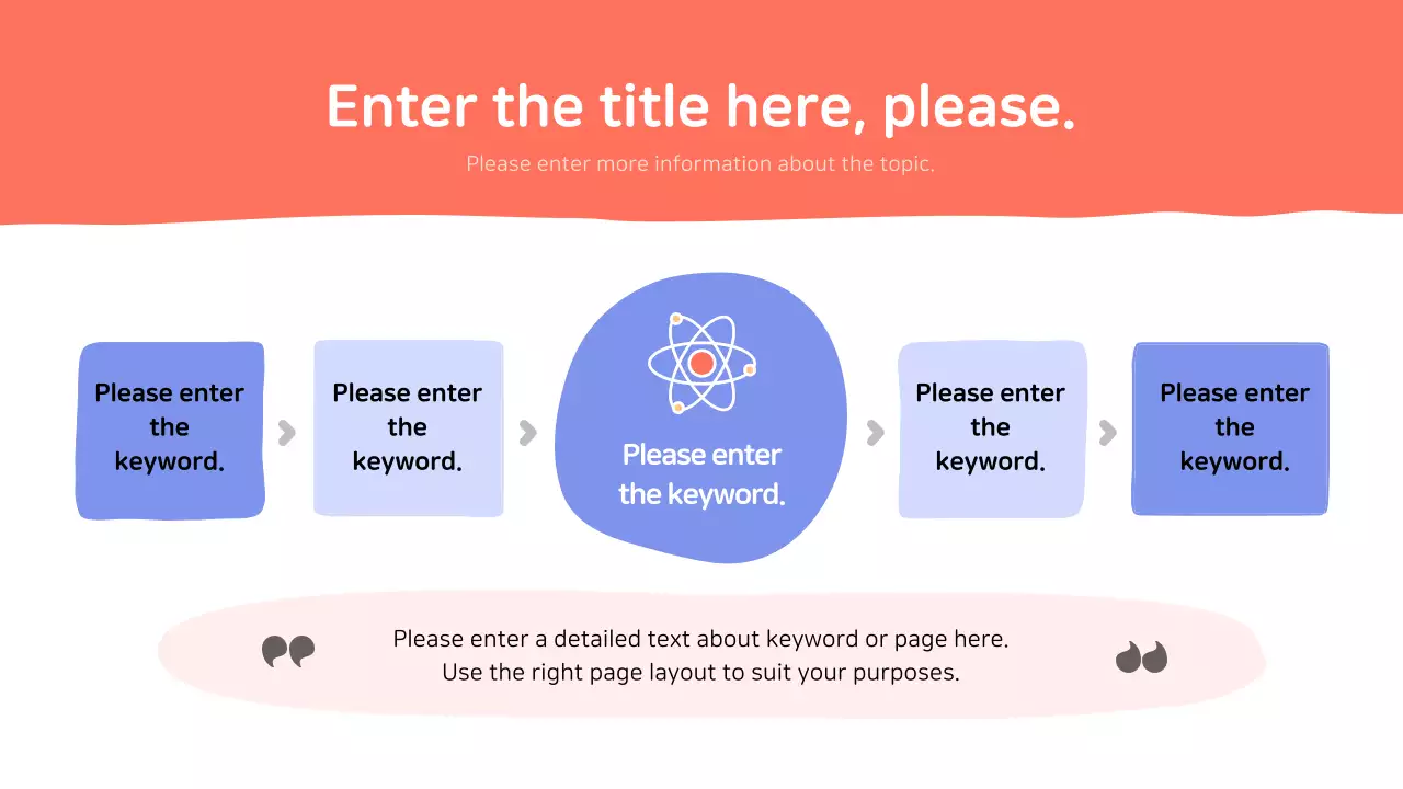 Presentations with a pastel, fluffy feel