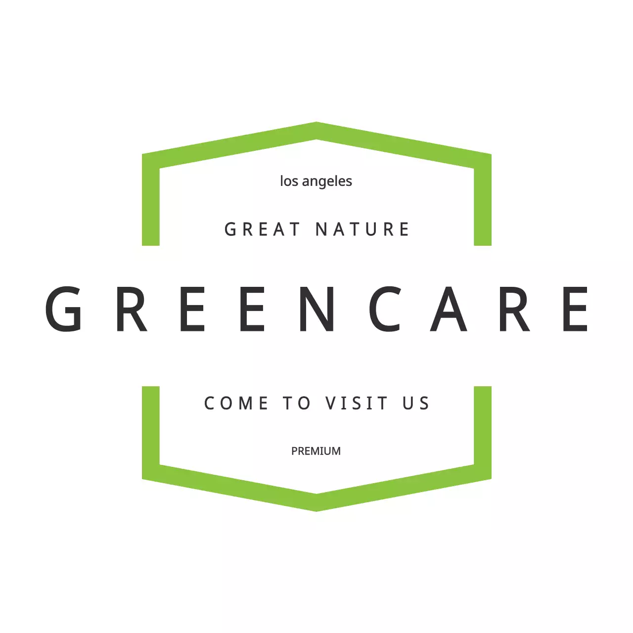 Green Minimal Nature Promotion Logo