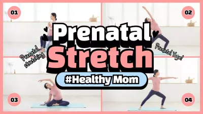 Pink Modern Prenatal Guide YouTube Thumbnail