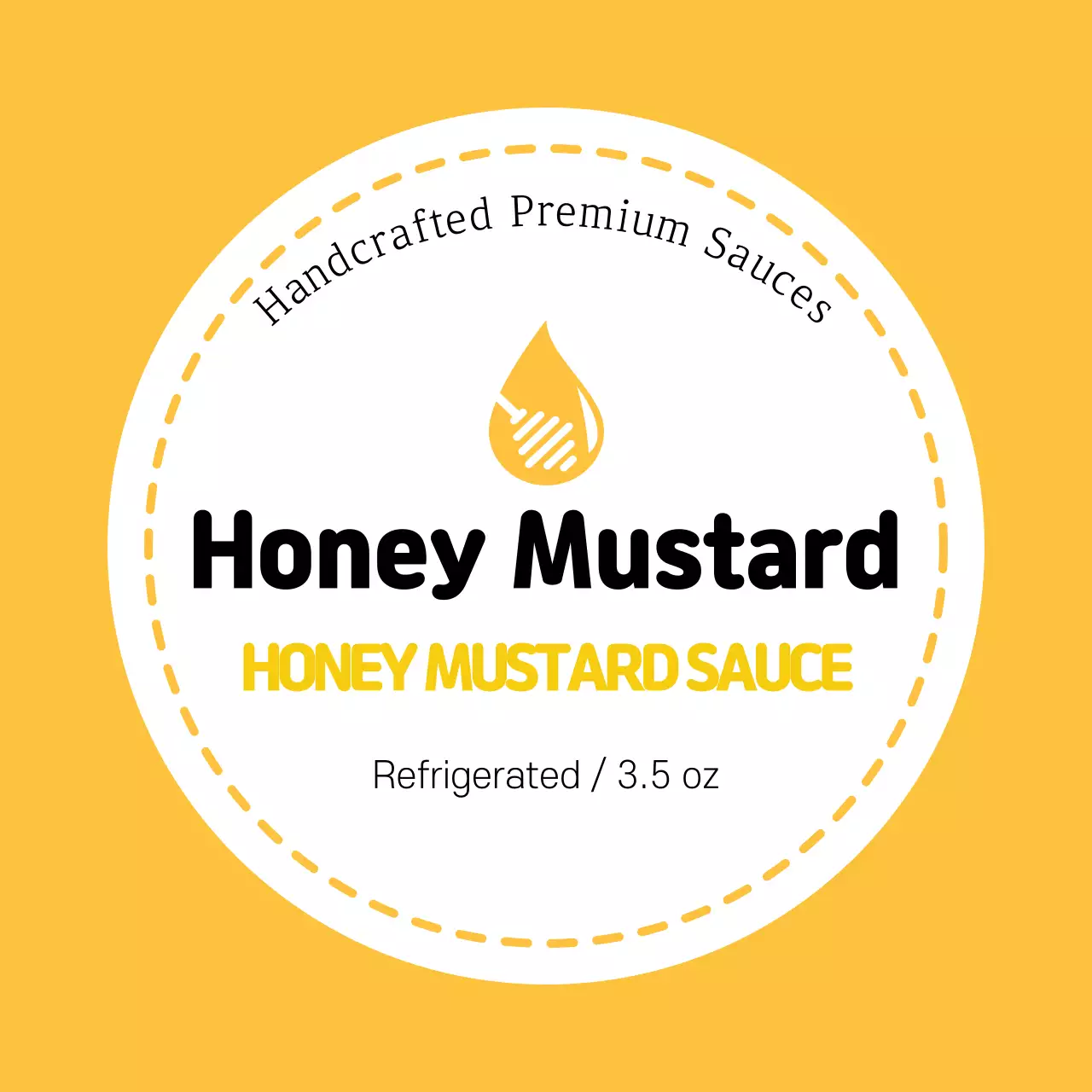 Yellow Honey Mustard Homemade Sauce