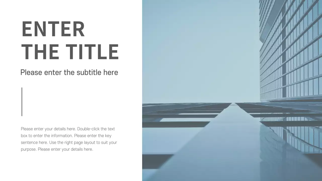 Blue Modern Project Guide Presentation