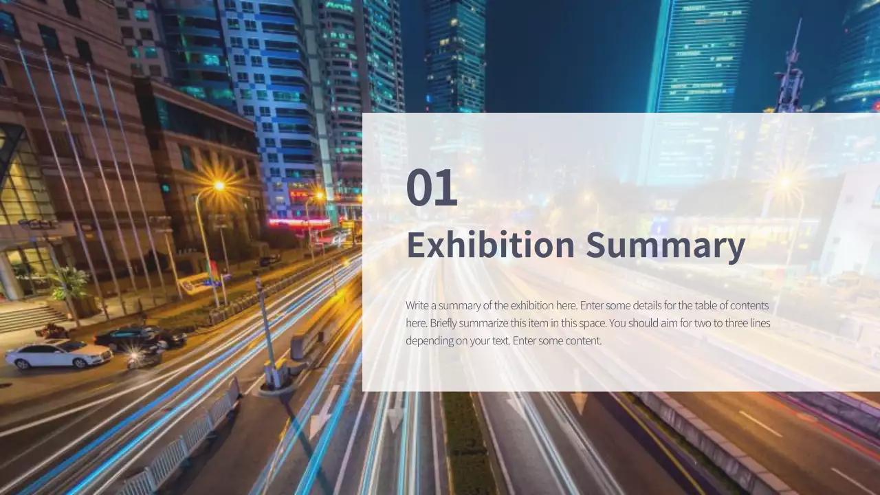 Automobile Exhibition Plan Template