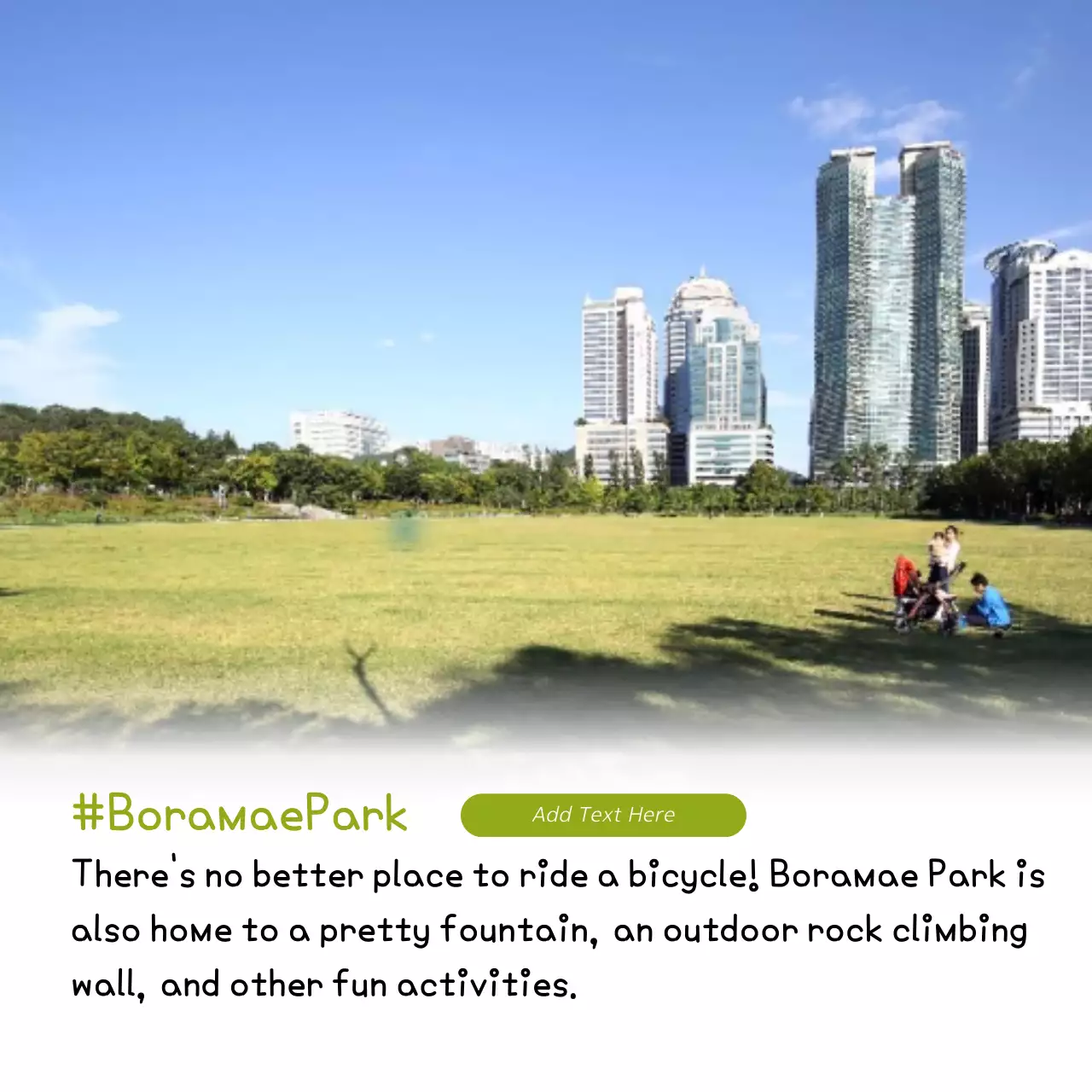 Blue Modern Park Guide Instagram Carousel