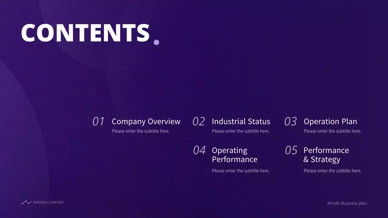 Purple Modern Business Plan Document Presentation