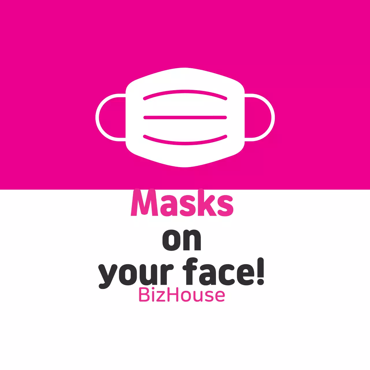 Thông tin đeo khẩu trang Corona màu hồng minh họa