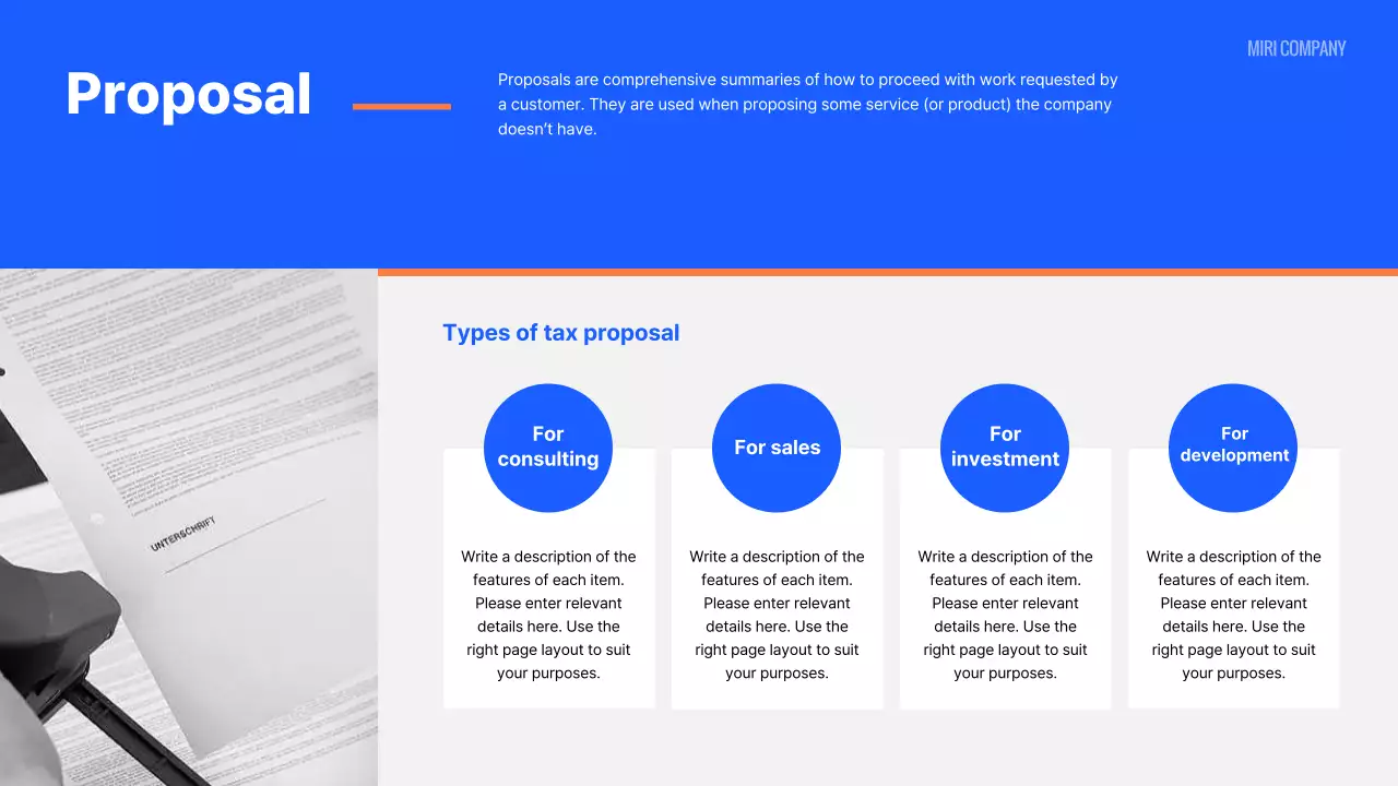 블루 모던 직원 매뉴얼 프레젠테이션