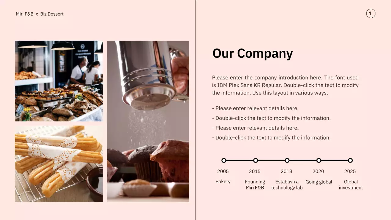 Yellow and pastel dessert brand collaboration proposal