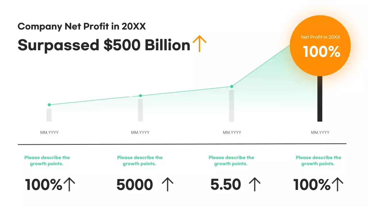 초록색 포인트의 심플한 마케팅 회사소개서