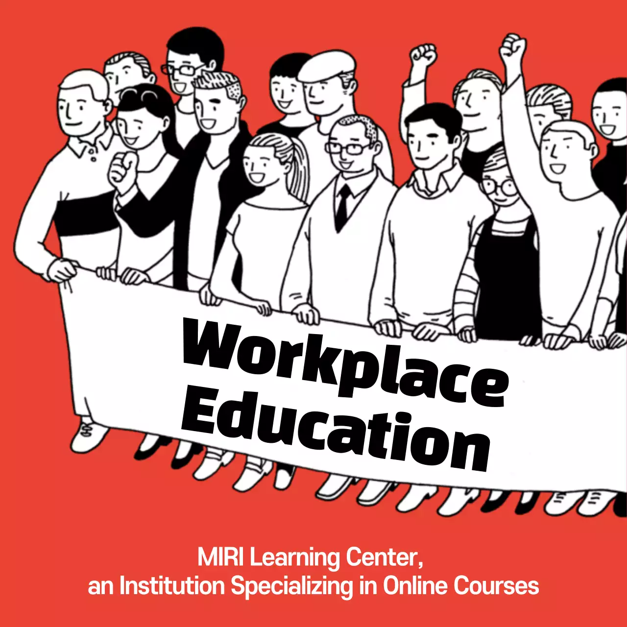 Red Simple Education Promotion Instagram Post