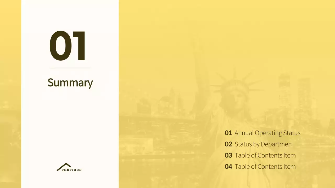 Yellow Modern Sales Report Presentation