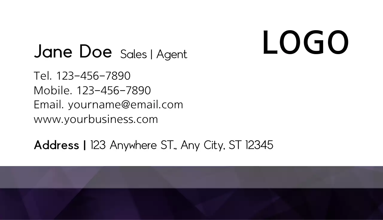 Corporate business cards