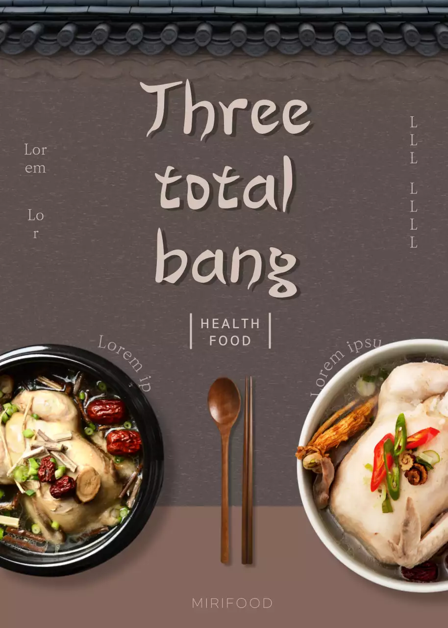 Poster Promosi Kesehatan Tradisional Coklat