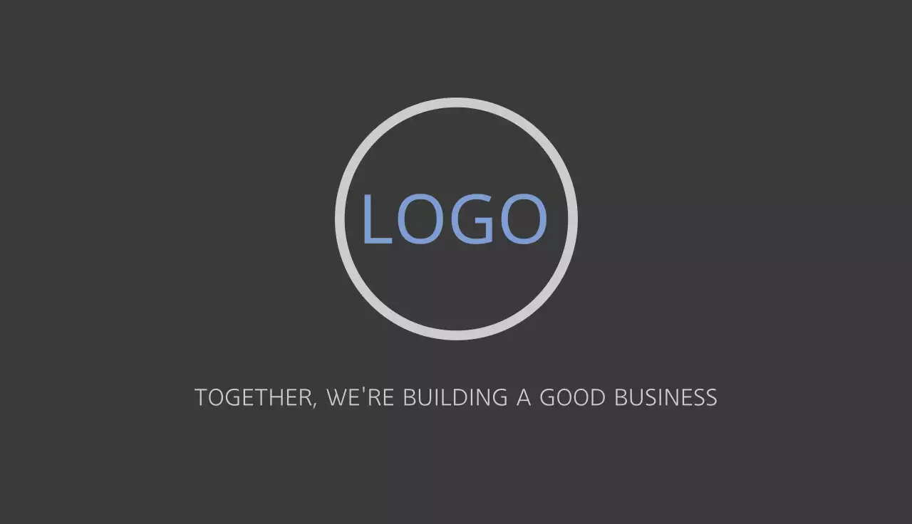 Grey Minimalist Business Card