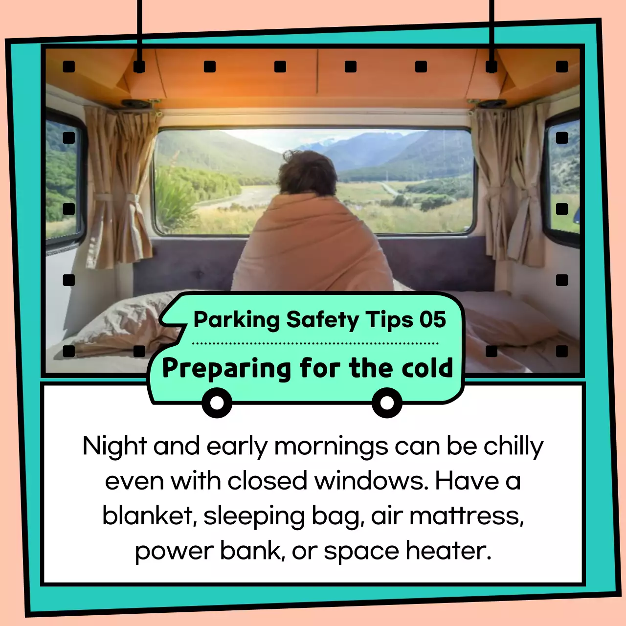 Coral Trendy Travel Guide Instagram Carousel