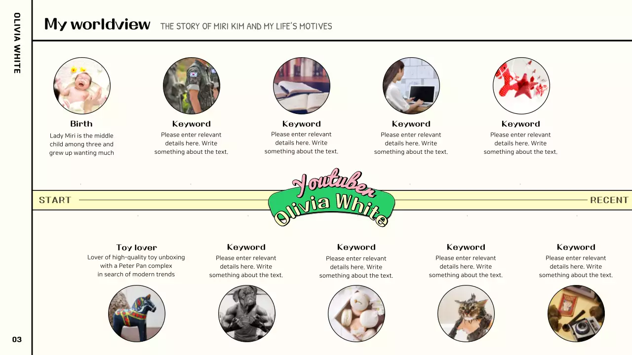 A cute and colorful information chart in pink, green, and pastels for a YouTuber collaboration proposal.