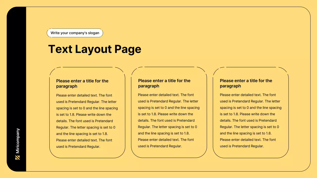 Yellow Minimal Business Presentation