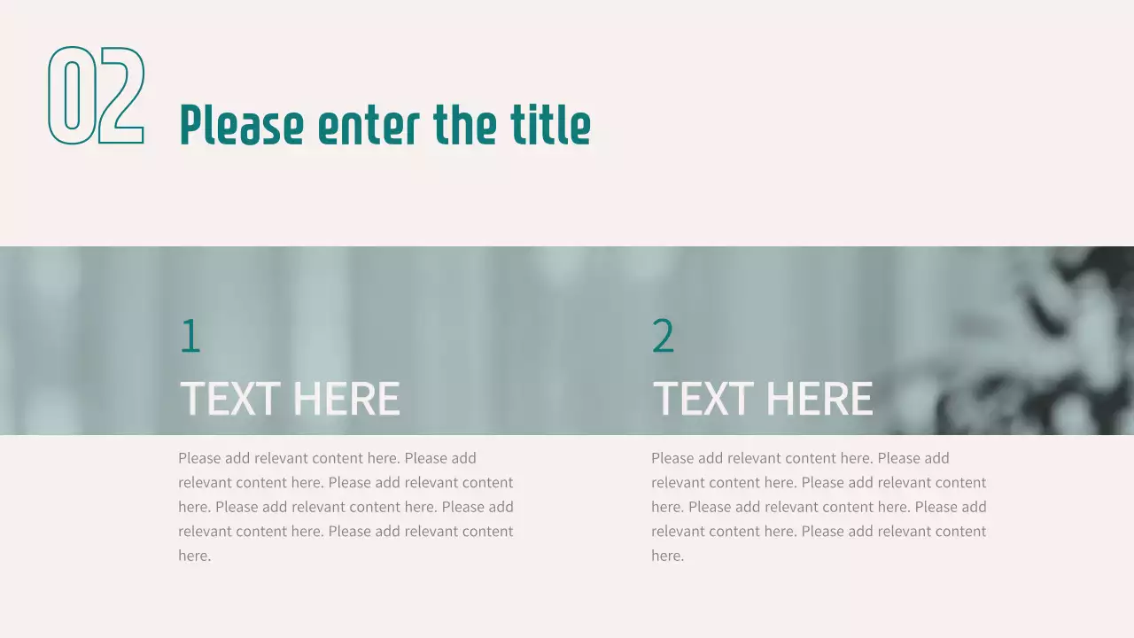 Teal Clean Business Presentation