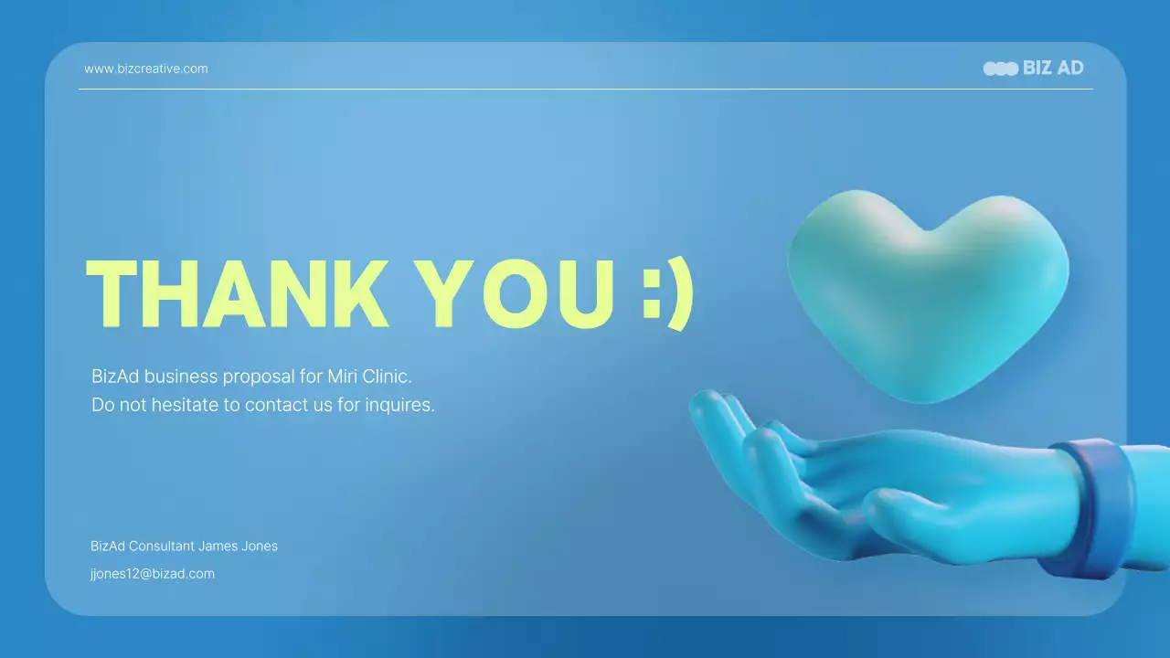 Medical presentations in blue