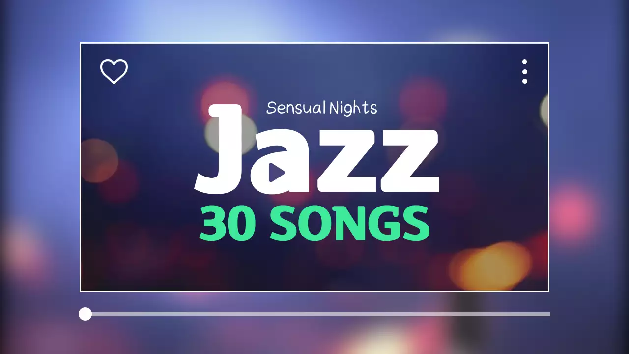 Blue Modern Jazz Playlist YouTube Thumbnail