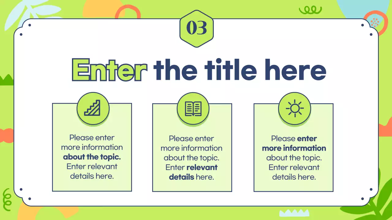 Colorful Tropical City Newsletter Presentation