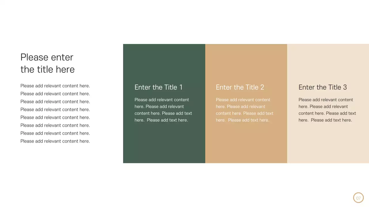 Green Minimal Business Plan Template Presentation