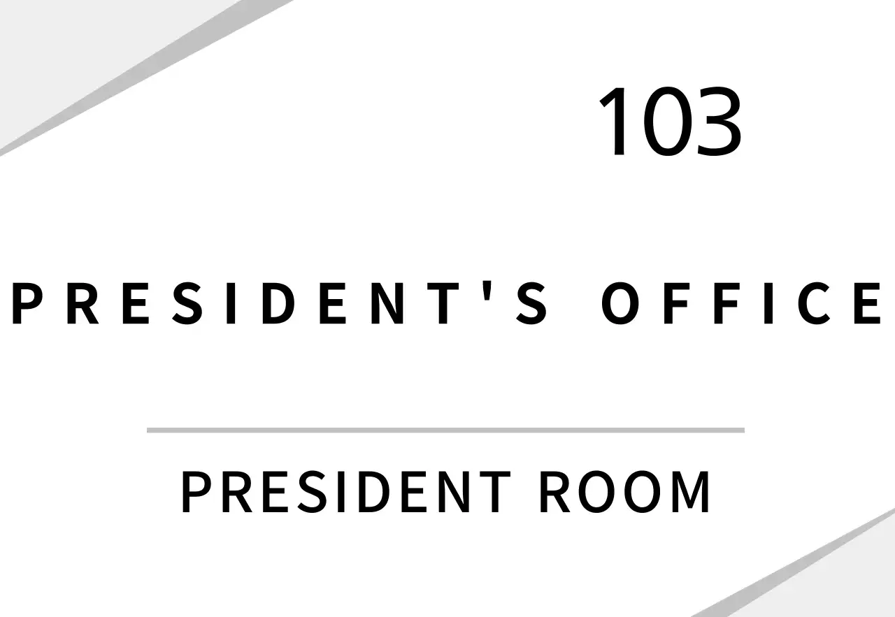 White clean graphic company sign