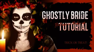 Ghost Bride Halloween Party Theme in Red and Black