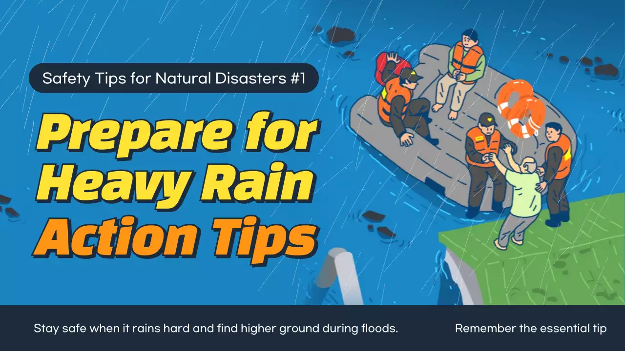 Blue Modern Safety Guide YouTube Thumbnail