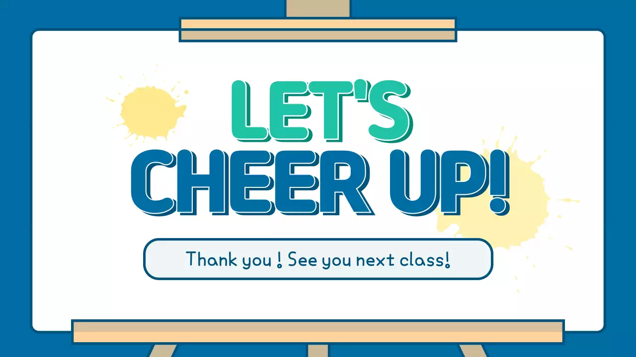 Teal Playful Art Guide Presentation