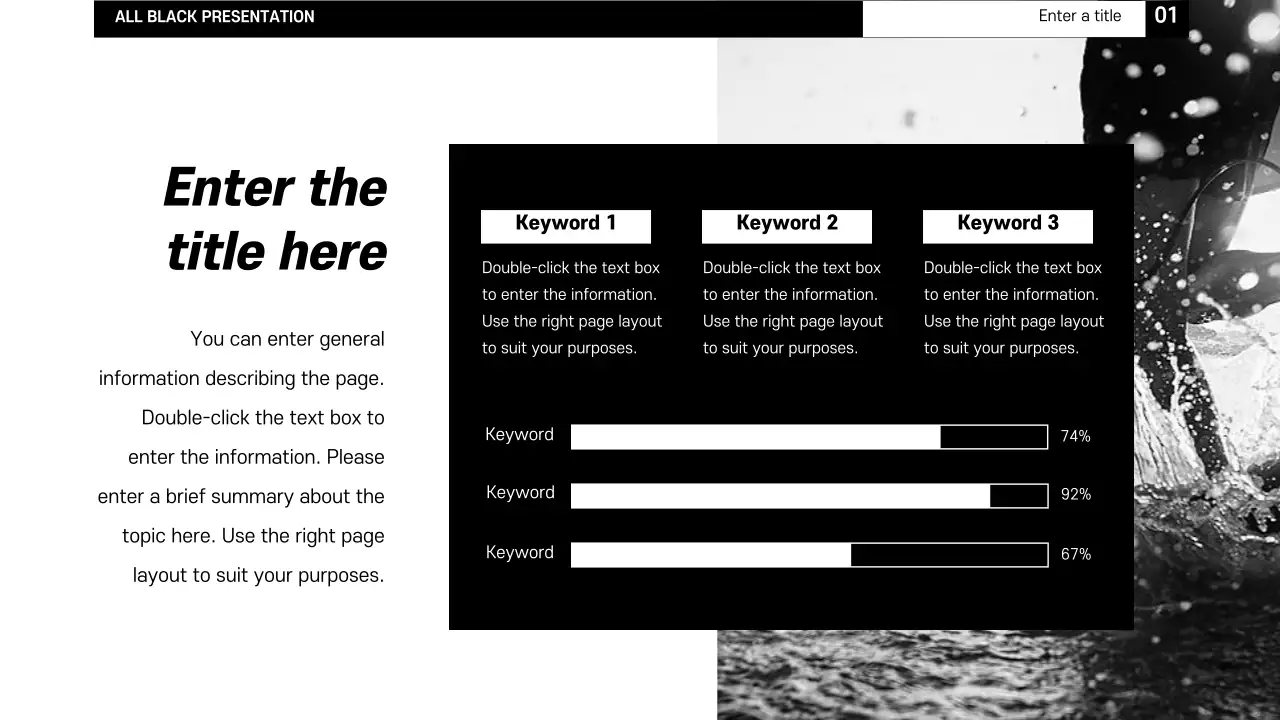 Black Simple Surfing Presentation